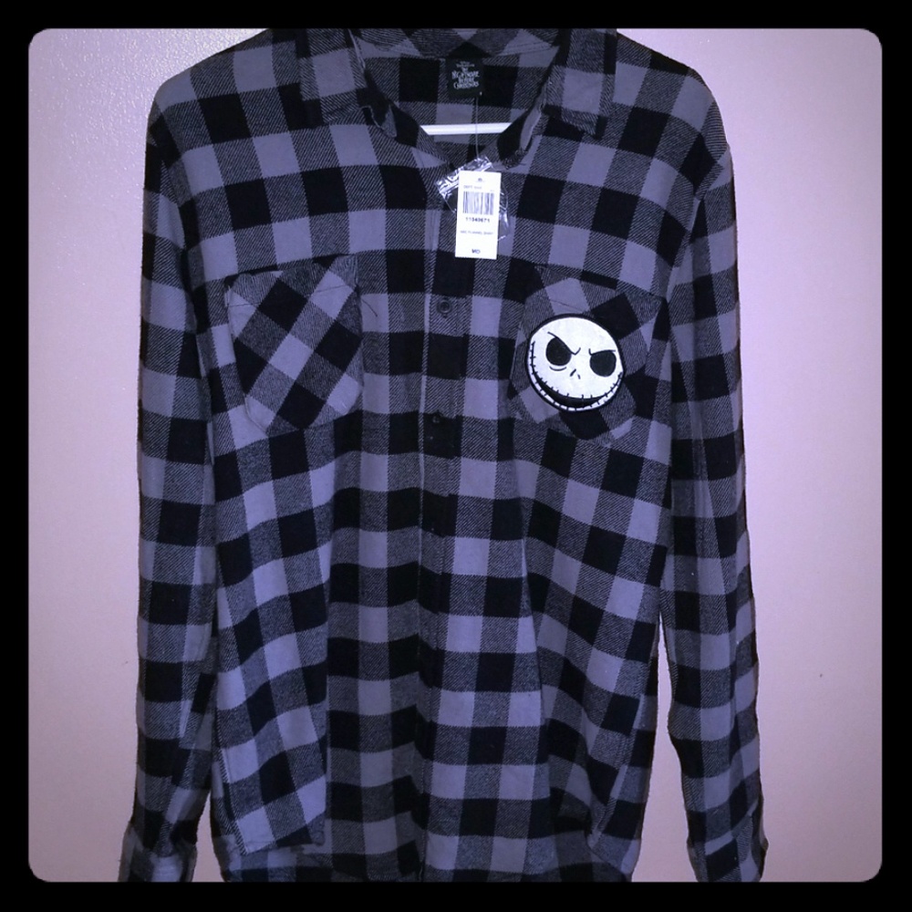 Nightmare Before Christmas Flannel Size M